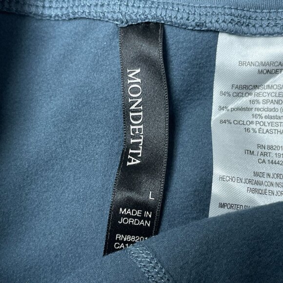 Mondetta Women's L High-Rise Straight Leg Pants Gray/Blue L1219 - Picture 10 of 13